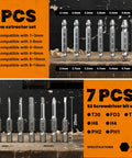 Go To 13 Piece Damaged Screw Extractor Kit For Removing Rusted And Stripped Screws And Bolts with shown double head extractors.