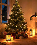Upgraded LED Flame Light Bulbs With Realistic Flicker 4 Modes E26 Base Fire Glow Bulb for indoor Christmas ambience shown by fireplace