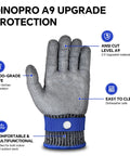 ANSI A9 Cut Resistant Stainless Steel Mesh Glove For Kitchen Use Pro Chef Grade Safety Food Grade Shield For Mandoline Slicing