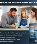 Family testing water quality with Tough As Nails Bacteria Water Test Kit For Homes And Wells Delivers Snappy Six Hour Results Detects Coliform E Coli In Drinking And Tap Water Four Pack Straight Up Lab Quality No Drama.
