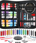 Travel Friendly Portable Sewing Kit With All The Essentials Thread Needles Scissors And Basic Tools Perfect Mothers Day Gift For Mom Grandma Wife Or Teen Girl Beginners Friendly And Dorm Room Ready Black