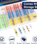 540 Piece Solder Seal Wire Connectors Kit With Heat Shrink Solder Sticks Waterproof Butt Connectors with storage box