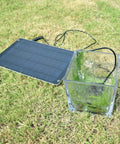 6W USB Solar Panel Mini For Phones And Gadgets, IP67 Waterproof Monocrystalline Module DIY Kit With PET Cover on grass