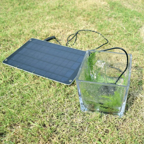6W USB Solar Panel Mini For Phones And Gadgets, IP67 Waterproof Monocrystalline Module DIY Kit With PET Cover on grass