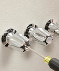 Three Handle Tub And Shower Remodel Kit Chrome Trim For Price Pfister Verve Faucets With Knob Handles Replacement installation