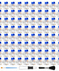 Blue Mechanical Keyboard Switches 80 Pack For DIY Builds And Repairs, 3 Pin Design Compatible With 5 Pin Layouts, Great For Testing, Replacements, And 3D Print Projects, blue switches with puller and brush