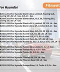 Fitment guide for Rock Solid Alternator Lower Mounting Bolt Nut And Washer Kit Fits Hyundai Elantra Accent Tucson And Kia Rio Spectra Sportage Hardcore Steel Oe 3745122000 Shop Grade Swap Ready.