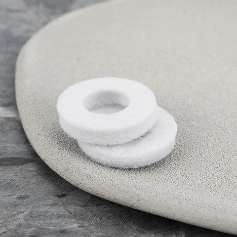 Two felt washers for motor shaft and gearbox protection, 24x11.5x6mm, 20 pack, sealing and cushioning