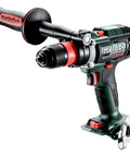 Kickass 18V Cordless Driver Drill With Brushless Motor And Three Speed Settings Featuring Electronic Safety Shutdown Quick Change Chuck And Side Handle Tool Only No Battery Included For Heavy Duty Daily Grind image showing green and black robust cordless drill with side handle and quick change chuck.