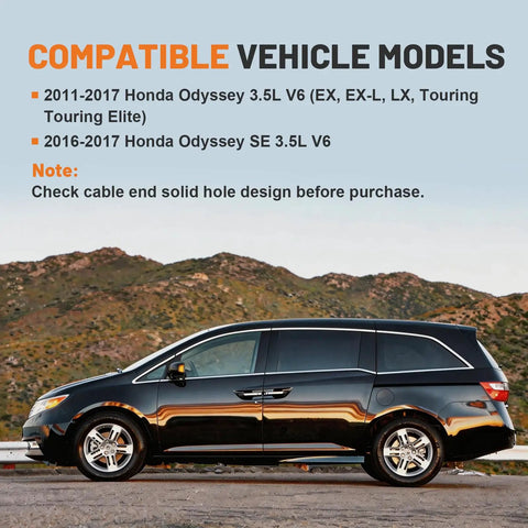 Slick Power Sliding Door Cable And Pulley Wheel Kit Straight Bolt On Replacement For 2011 Thru 2017 Honda Odyssey Ex Lx Exl Touring Left Right Side Hassle Free Get Back In Action compatible vehicle models.
