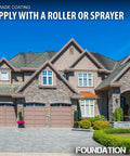 Beautiful home with paver driveway, showcasing Water Based Acrylic Concrete Sealer And Paver Protector With Cure And Seal Formula.