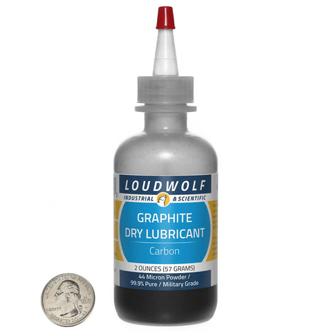 Graphite Powder 44 Micron 99.9 Percent Pure Mil Spec Eight Ounces In Four Bottles Two Ounces Each Fine Carbon Powder For Crafts