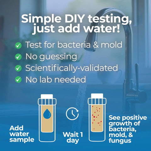 No Hassle Diy Water Test Kit That Skips The Fluff While Spotting Sneaky Bacteria And Mold In Tap Well Or Drinkable Sources Delivering Smooth At Home Readings. DIY water testing process showing sample collection.