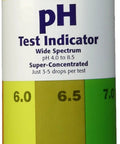 Hydroponics pH Test Indicator 8 Ounce For Nutrient Solutions No Fuss No Brainer Color Change Drops Kit Easy To Use With Clear Color Guide To Dial In Your pH Balance.