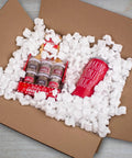 Heavy Duty White Packing Peanuts For Zero Stress Shipping Anti Static S Curve Half Cubic Foot Void Fill cushioning fragile items in a box.