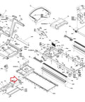 Replacement Back Frame Board For Commercial Fitness Equipment Part 1000355906 With OEM Style Fit Plug And Play Install Secure Mount Smooth Operation Heavy Duty Durability Reliable Performance, exploded diagram