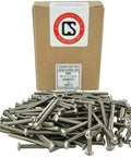 Tough As Nails 18-8 Stainless Steel Socket Button Head Screws 8-32 x 2 inch in a pack of 100 for flush assembly.