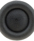 Close-up of a Universal Fit Window Crank Handle Knob Direct Replacement for manual vehicle windows, textured black finish, round shape.