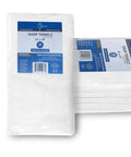 Tough As Nails Cotton Shop Towels 12x14 Inches Pack Of 50 Plus 5 Bonus Reusable Cleaning Rags 100 Percent Cotton Absorbent