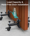 Heavy Duty Door Lifter Kit With Rolling Door Dolly Wheels For Pre Hung Doors Up To 800 Lb Pro Grade Go To Install Tools for easy lift
