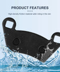 Front And Rear Brake Pads Fit Ranger 500 570 700 800 900 XP And RZR 800 900 XP Crew Diesel EFI Sportsman ACE 2008 2020 wet surface
