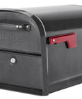Locking Parcel Mailbox X Large Pewter Built Like A Tank, Heavy Duty Galvanized Steel With Rust Resistant Powder Coat Finish