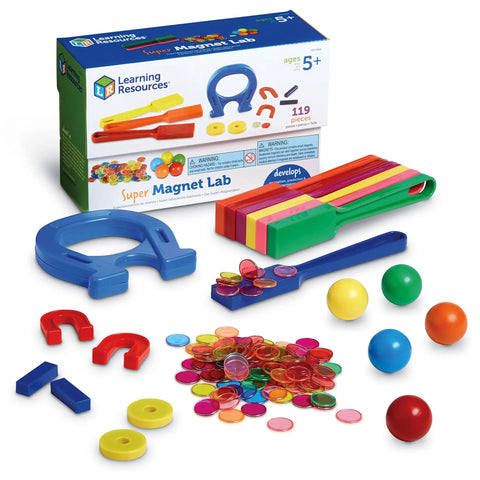Magnet Lab Kit For Kids Ages 5 And Up With 119 Pieces STEM Toys For Kindergarten And Beyond Hands On Science Experiments
