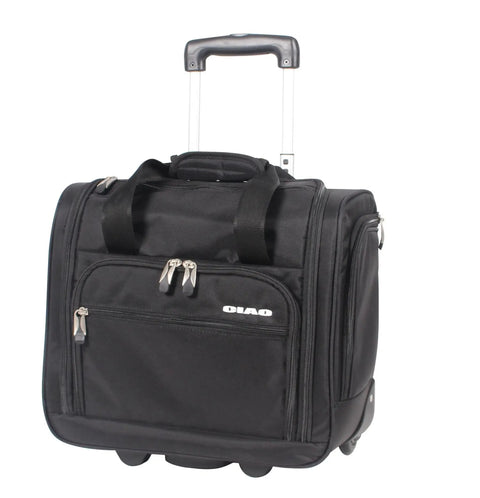 Under Seat Carry On Bag With Rolling Wheels For Airline Travel Your Go To 15 Inch Personal Item That Fits Easy Lightweight 4 Lb