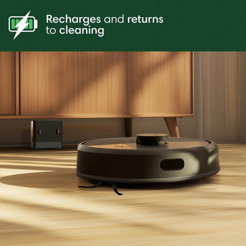 Combo Robot Vacuum And Mop with 70X Power-Lifting Beast-Mode Suction, LiDAR Navigation, self-charging at docking station.