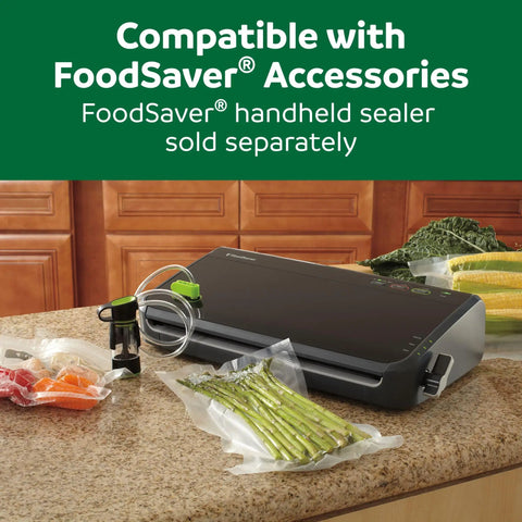 Automatic Vacuum Sealer Machine With Bag Detection And Sous Vide Friendly Design For Home Cooks on kitchen counter
