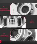Detail view of Front Wheel Bearing Hub Assembly for Prius 2004 2005 2006 2007 2008 2009 5 Lug 1.5L L4 Engine Compatible Replacement Kit