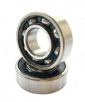 Rock Solid 10 Pack 99502H Mower Spindle Bearings For Kart Wheels Mini Bike Front Axle, showing steel construction and smooth bearings.