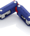 Double Joint Folding Cabinet Key With Magnetic Locking Three Profiles Outside Square Triangle And Double Bit