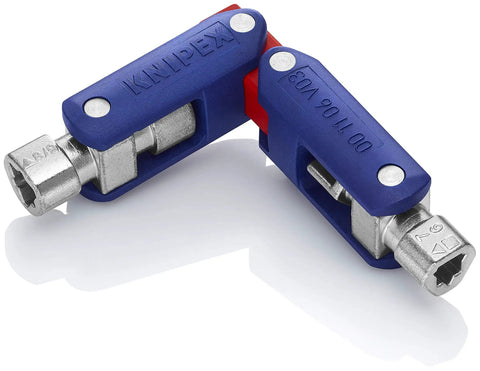 Double Joint Folding Cabinet Key With Magnetic Locking Three Profiles Outside Square Triangle And Double Bit