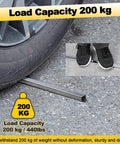 Stainless Steel Beefy Thin Cable Hider Floor Trim Self Adhesive Wire Cover Raceway under tire showing 200kg load capacity