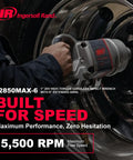 Pro Level One Inch Drive Air Impact Wrench Crafted For Boss Garage Tasks Pumping Out Serious Reverse Torque At Blazing Speeds with extended anvil.