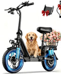 All Terrain Electric Scooter With Seat For Adults 1600W Peak Power 42 Mile Range 20 MPH Top Speed 14 Inch Off Road Tires