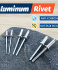 260 Piece Pro Grade Aluminum Blind Rivet Kit With 12 Sizes For Metal Work, Quick Install Pop Rivets Set, Heavy Duty Riveting Assortment For Auto, DIY, Home Projects And Fabrication Tasks aluminum blind rivets