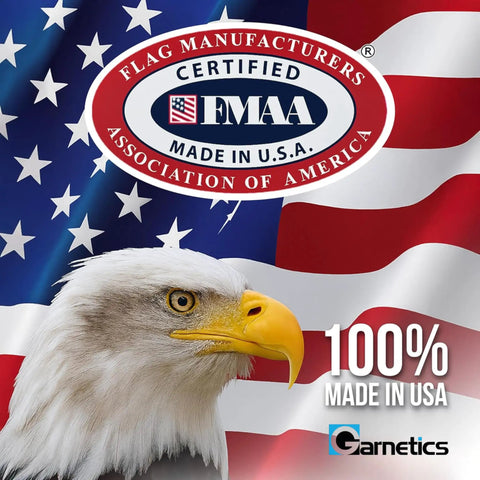 Premium 3X5 Outdoor American Flag Made in USA With Embroidered Stars And Sewn Stripes Heavy Duty Outdoor Flag For Indoor Or Outdoor Display