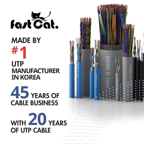 Category 6 Ethernet Cable 1000ft Blue 23 AWG CMR Insulated Solid Bare Copper Wire showcasing wire bundles and brand details.