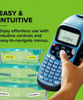 Portable Handheld Labeler With Thermal Printing Tech for snappy custom tags near labeled containers.