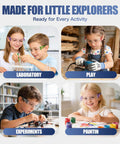 Six Crew Pack Youth Safety Glasses With Anti Fog And Uv400 Tint Built Tough Scratch Proof Lenses for laboratory, play, experiments, painting.