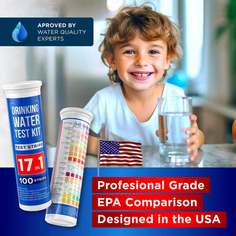 20 In 1 Drinking Water Testing Kit With 120 Strips For Home Tap And Well Water Checks Hardness Lead Iron Copper Chlorine