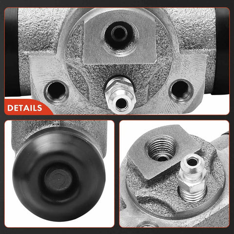 Close-up details of Rear Driver And Passenger Drum Brake Wheel Cylinder Set for Jeeps Dodge Chrysler Plymouth SUVs and Vans