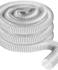 Badass 2 5 Inch By 20 Feet Heavy Duty Pvc Hose For Shop Dust Collection coiled and flexible clear tubing for dust extraction.