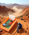 Universal 5 Pin AC CDI Ignition Box With Dual Plug All In One Adjustable CDI Module For Go Karts Dirt Bikes ATVs, desert scene