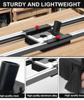 Dust Collection Hood For Slab Flattening Router Slide And Skid Captures 95 Percent Of Wood Dust with brush and steel components