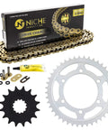 Drive Sprocket And Chain Combo For FZ1 Fazer FZS1000 Front 16T Rear 44T 530VMX XRing Chain shown with lubricant