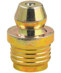 Grease fitting (zerk), drive-type straight, gold finish, 0.56 in long for 5/16 in hole