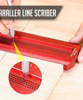 Woodworking Saddle T Square Ruler Six Inch For Carpenter Layout And Measuring Tools With Wrap Around Marking